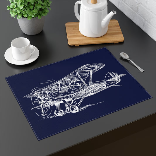 Kitchen placemat - Aero 2 (blue)