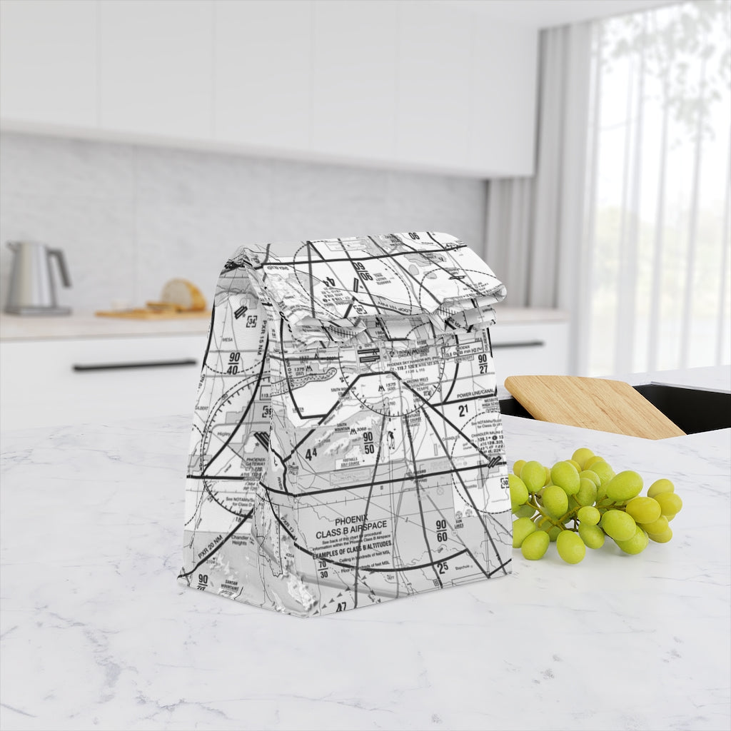 Phoenix TAC Chart lunch bag (b&w)