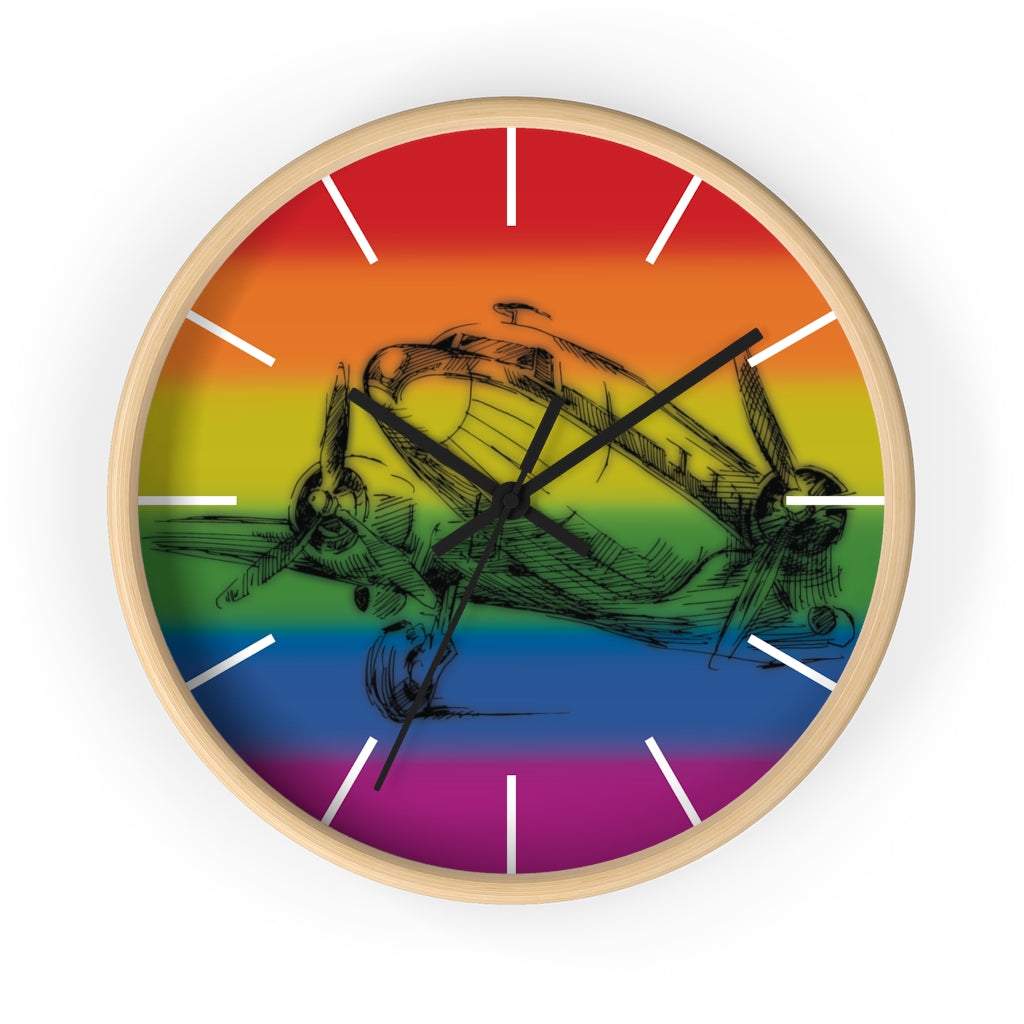 Reloj de pared Aero 1 (arcoíris)