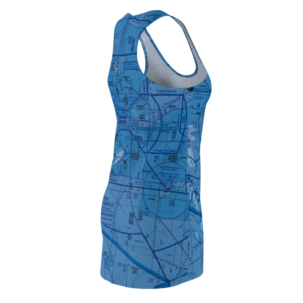 Phoenix TAC Chart - racerback dress (blue)