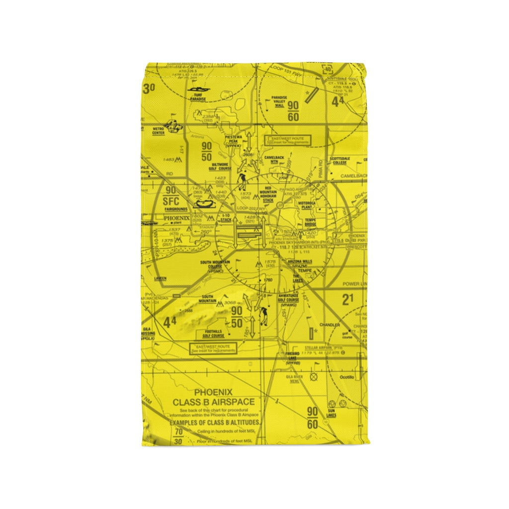 Phoenix TAC Chart polyester lunch bag (yellow)