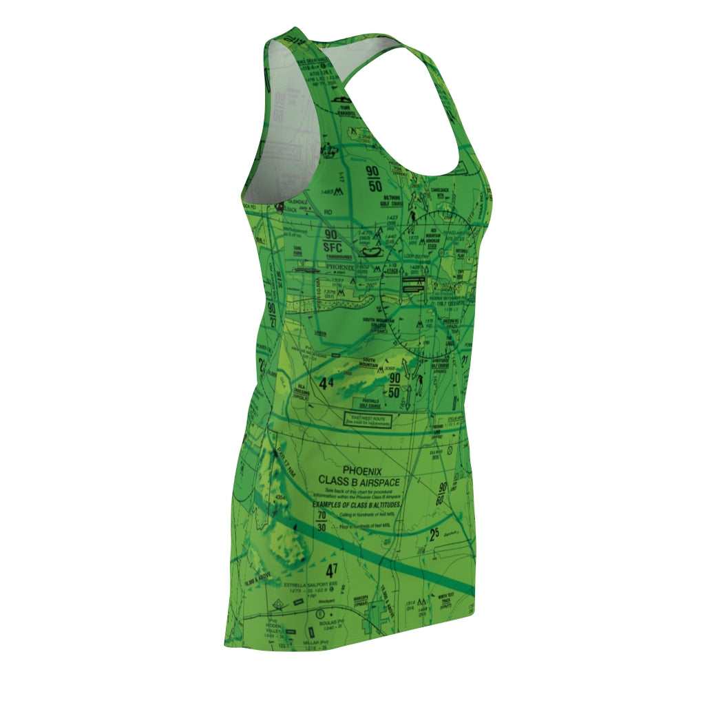 Phoenix TAC Chart - racerback dress (green)