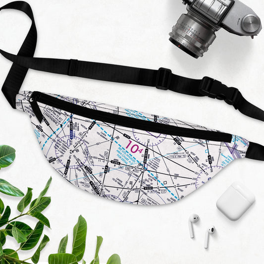 Enroute Low Altitude Chart fanny pack (white)