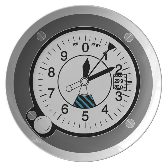 Altimeter - dinner plate