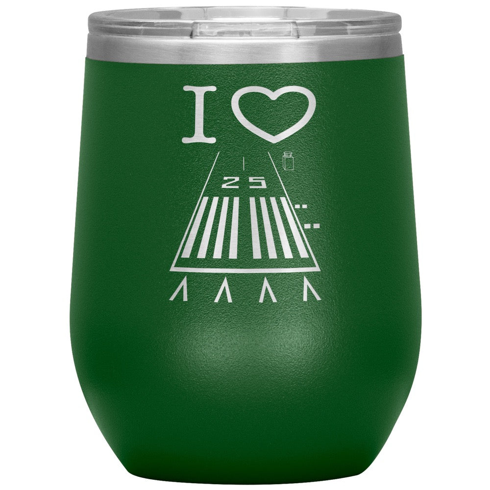 Hawthorne Airport Runway 25 - 12 oz. tumbler