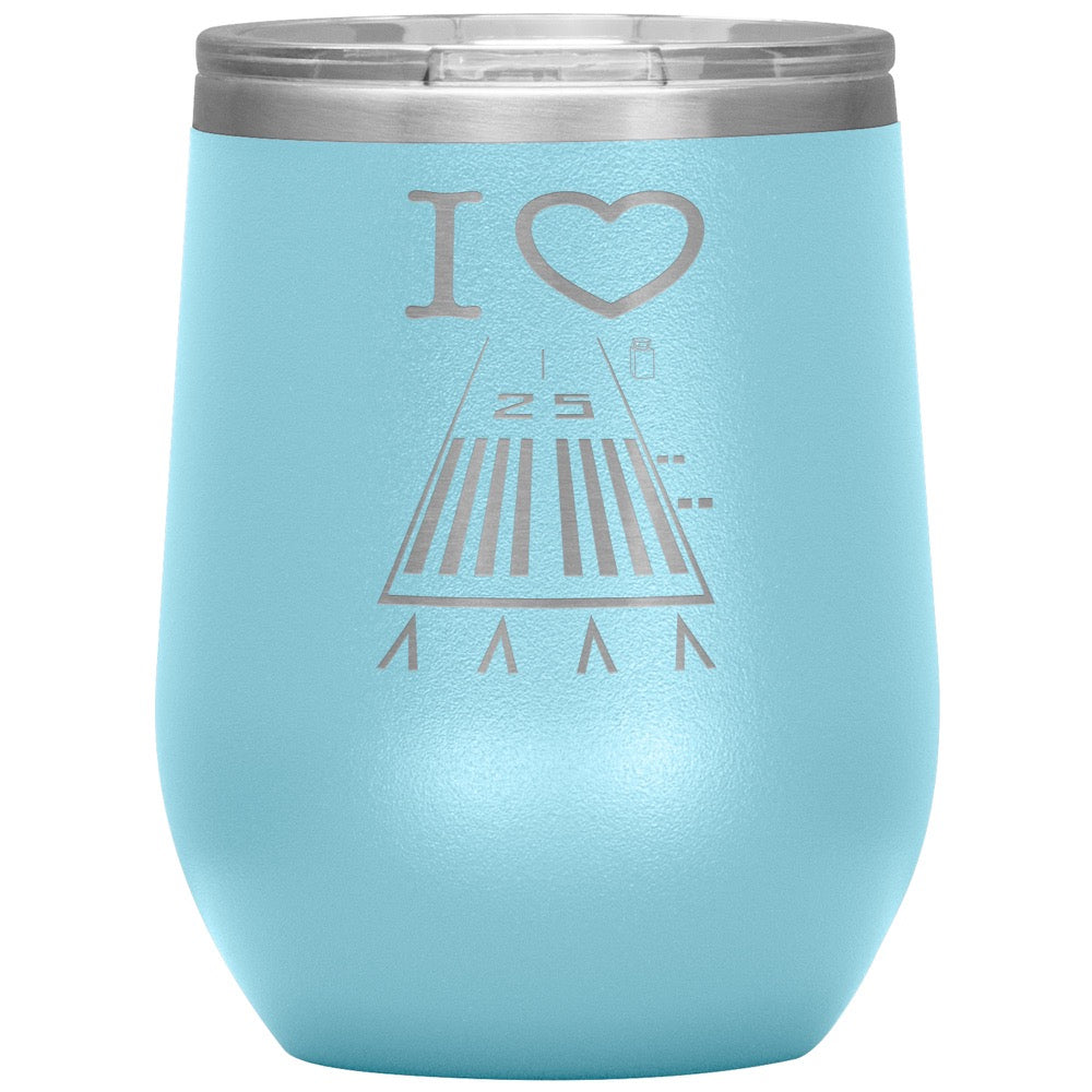 Hawthorne Airport Runway 25 - 12 oz. tumbler