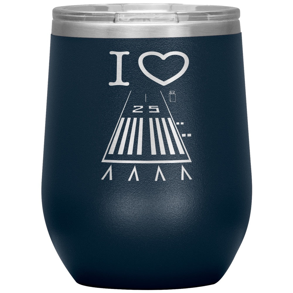 Hawthorne Airport Runway 25 - 12 oz. tumbler