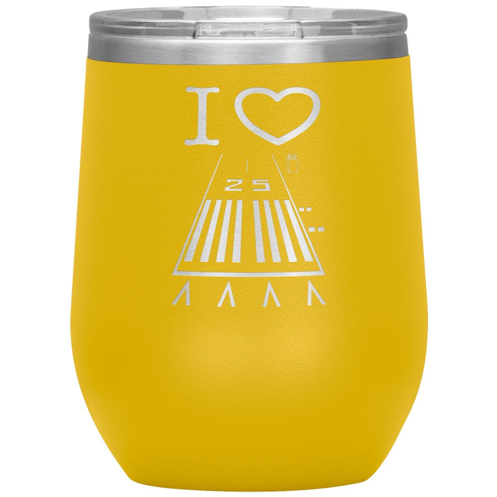 Hawthorne Airport Runway 25 - 12 oz. tumbler