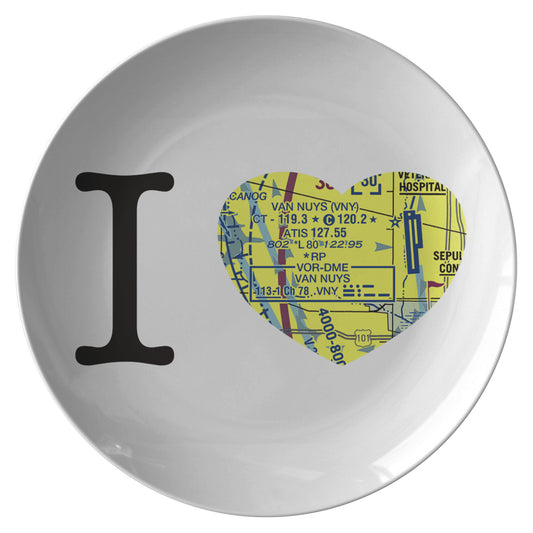 I love Van Nuys Airport - dinner plate