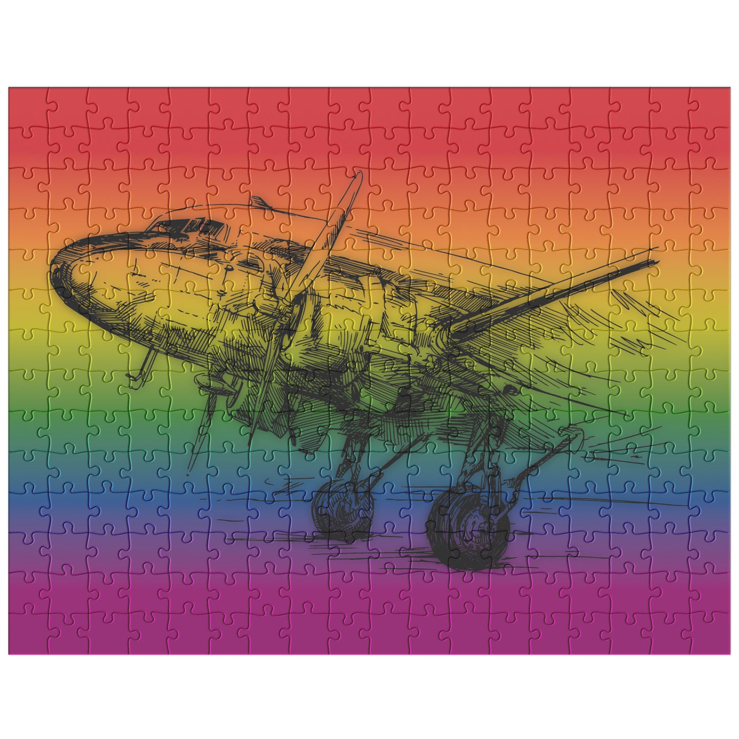 Aviation themed jigsaw puzzle (Aero 3)