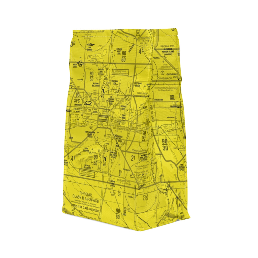 Phoenix TAC Chart polyester lunch bag (yellow)