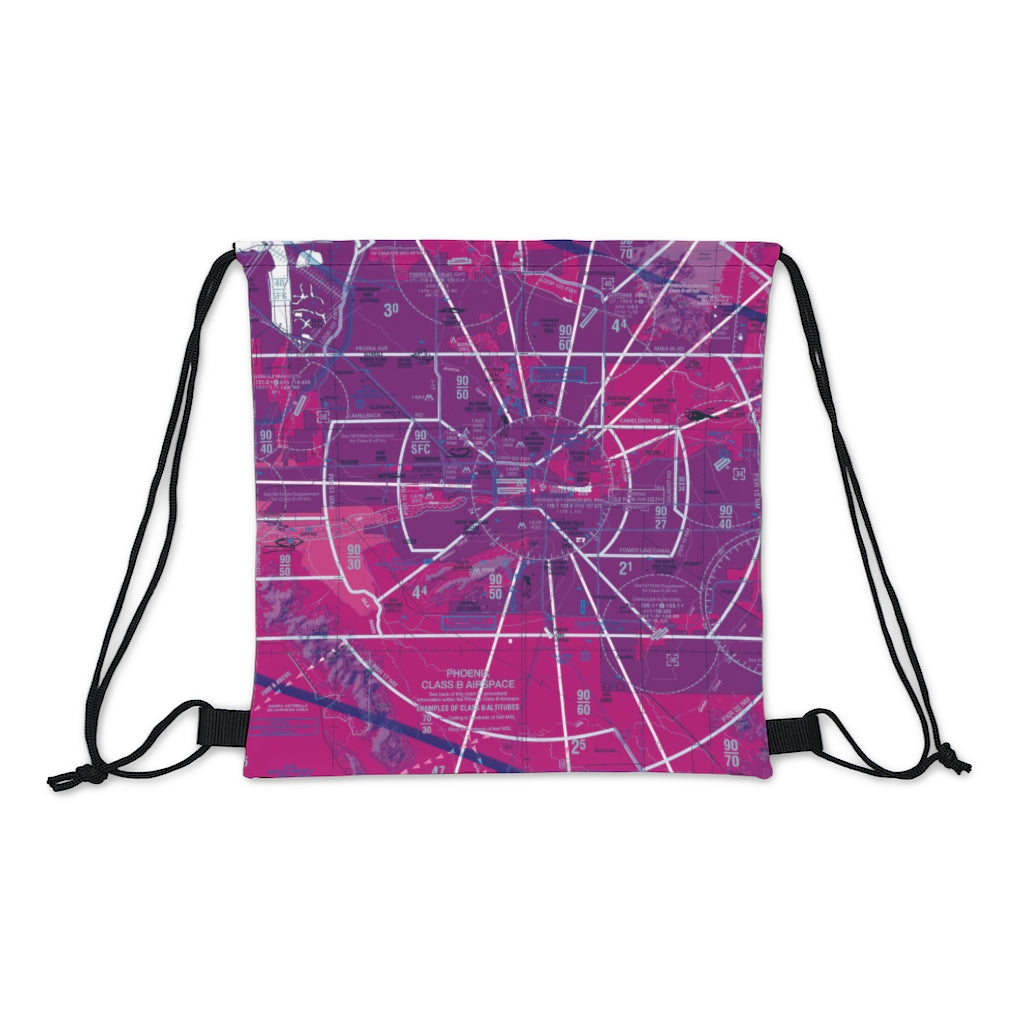 Phoenix TAC Chart drawstring bag (purple)
