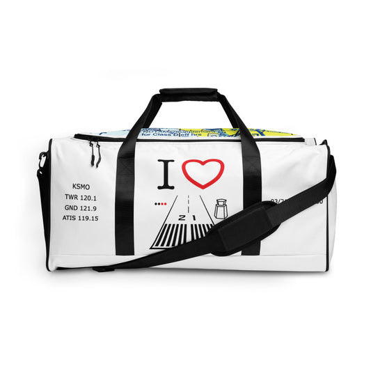 Santa Monica Airport Runway 21 - 3 - duffle bag