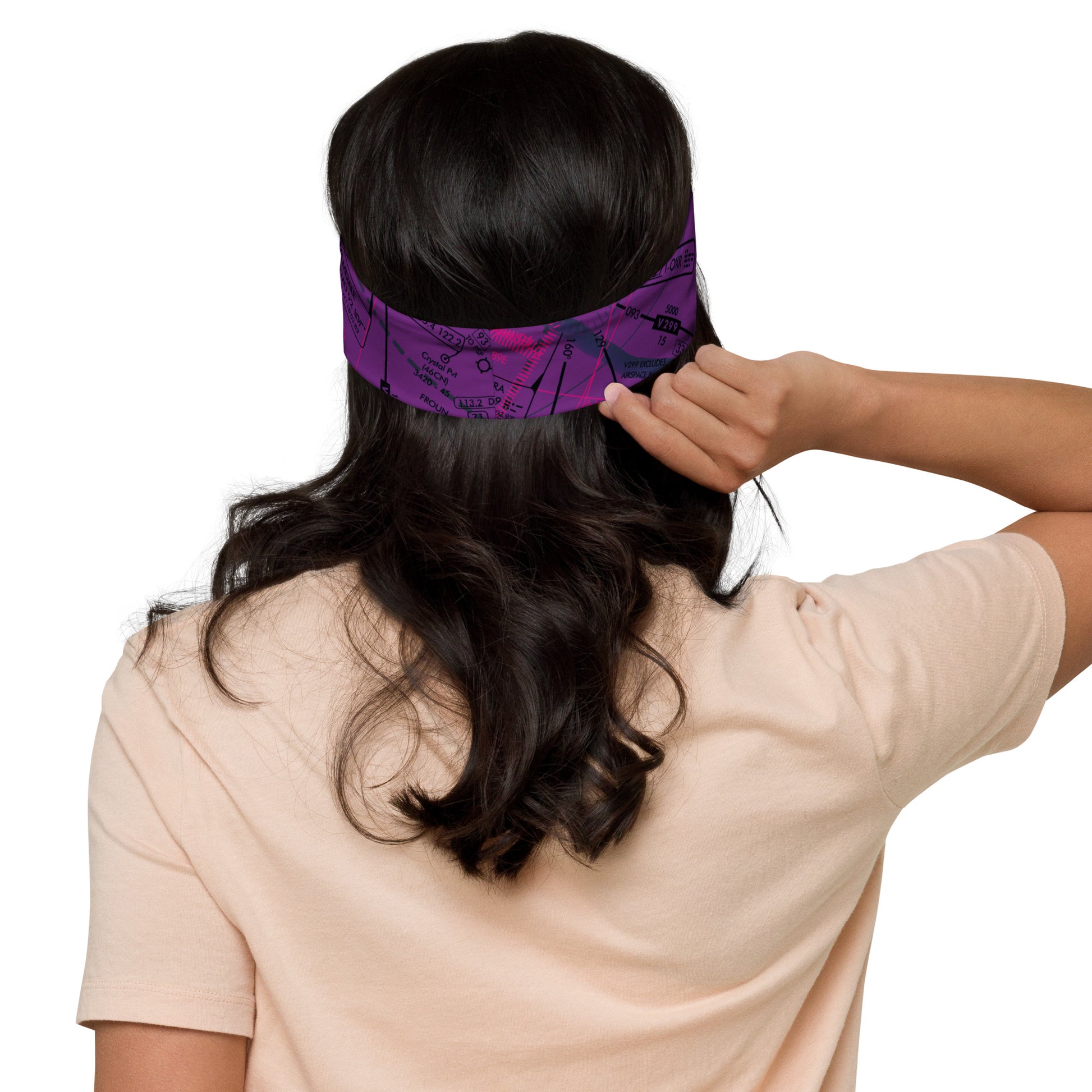 Enroute Low Altitude Chart headband (ELUS3/purple)