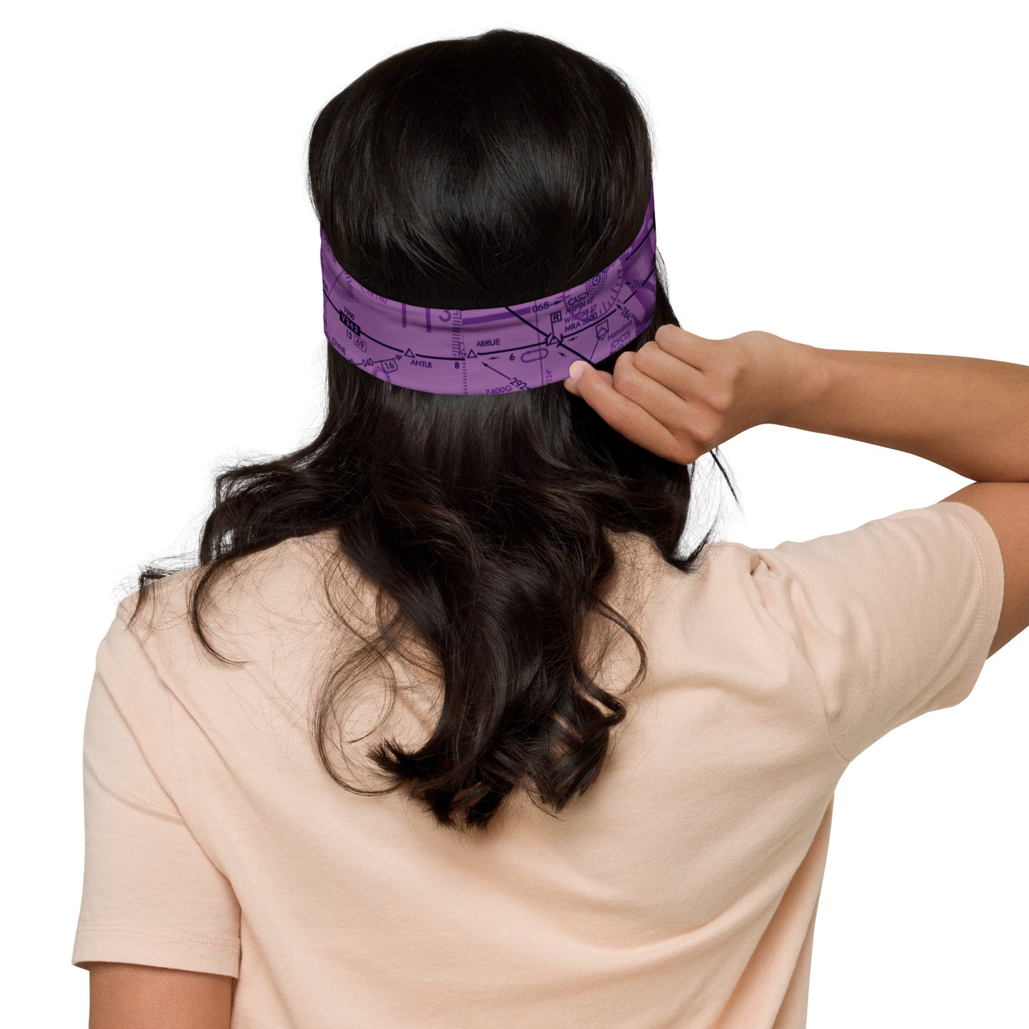 Enroute Low Altitude Chart headband (purple)