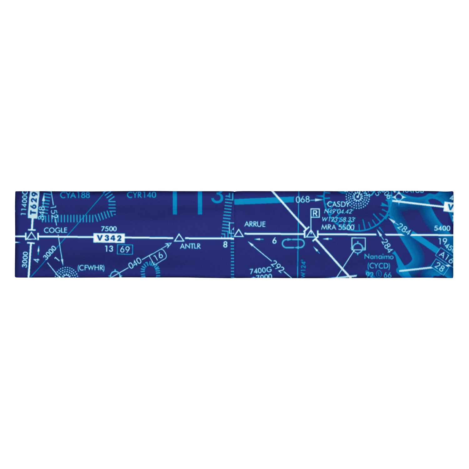 Enroute Low Altitude Chart headband (blue)