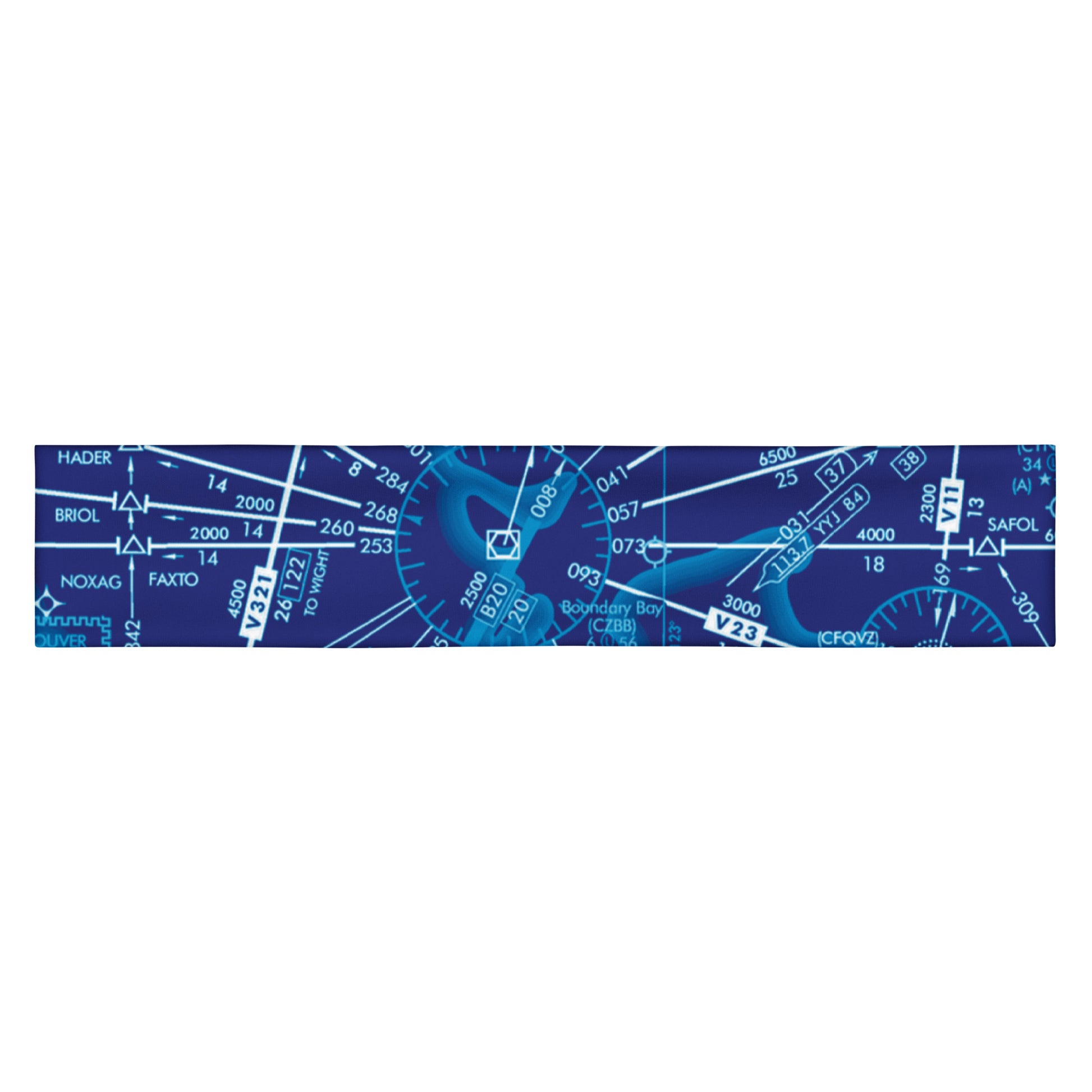 Enroute Low Altitude Chart headband (blue)