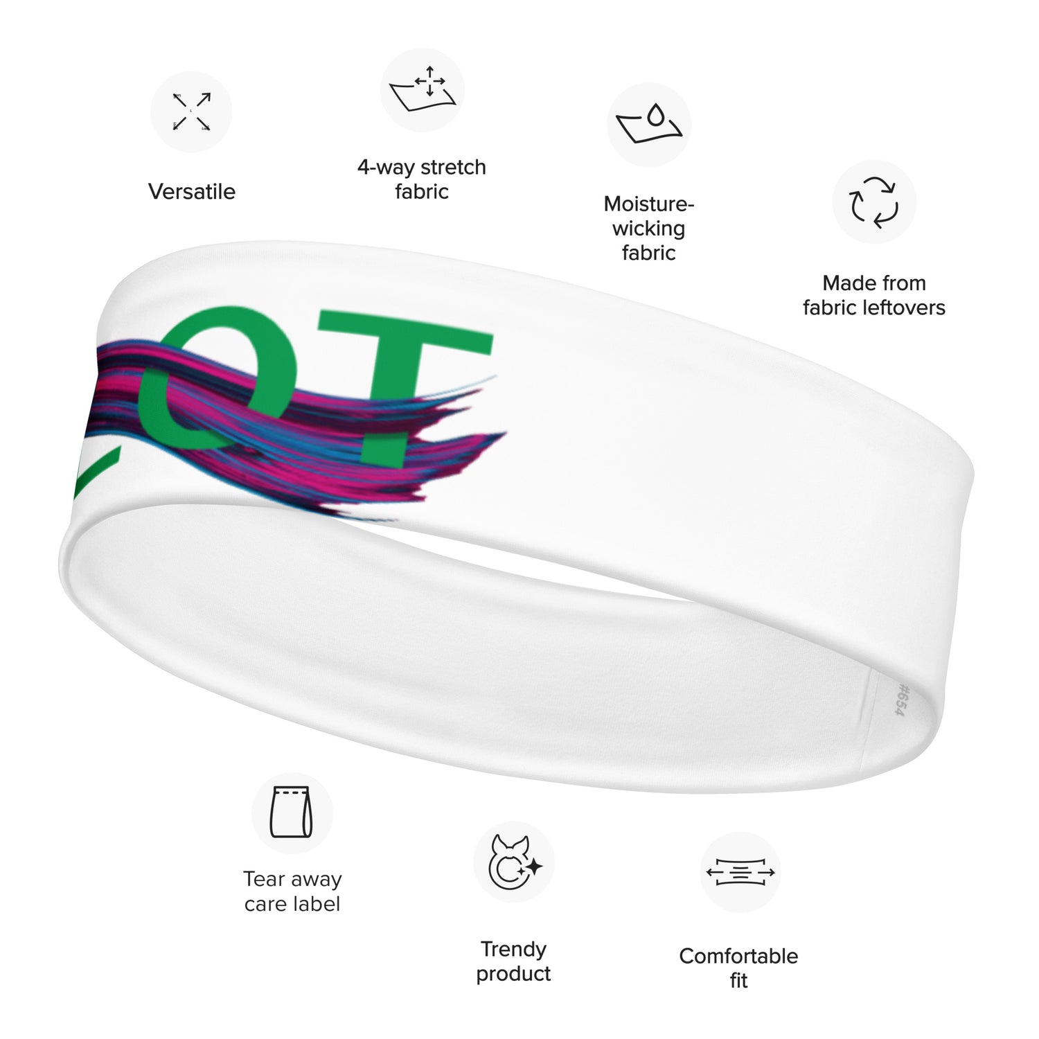 Pilot - headband (green/purple)