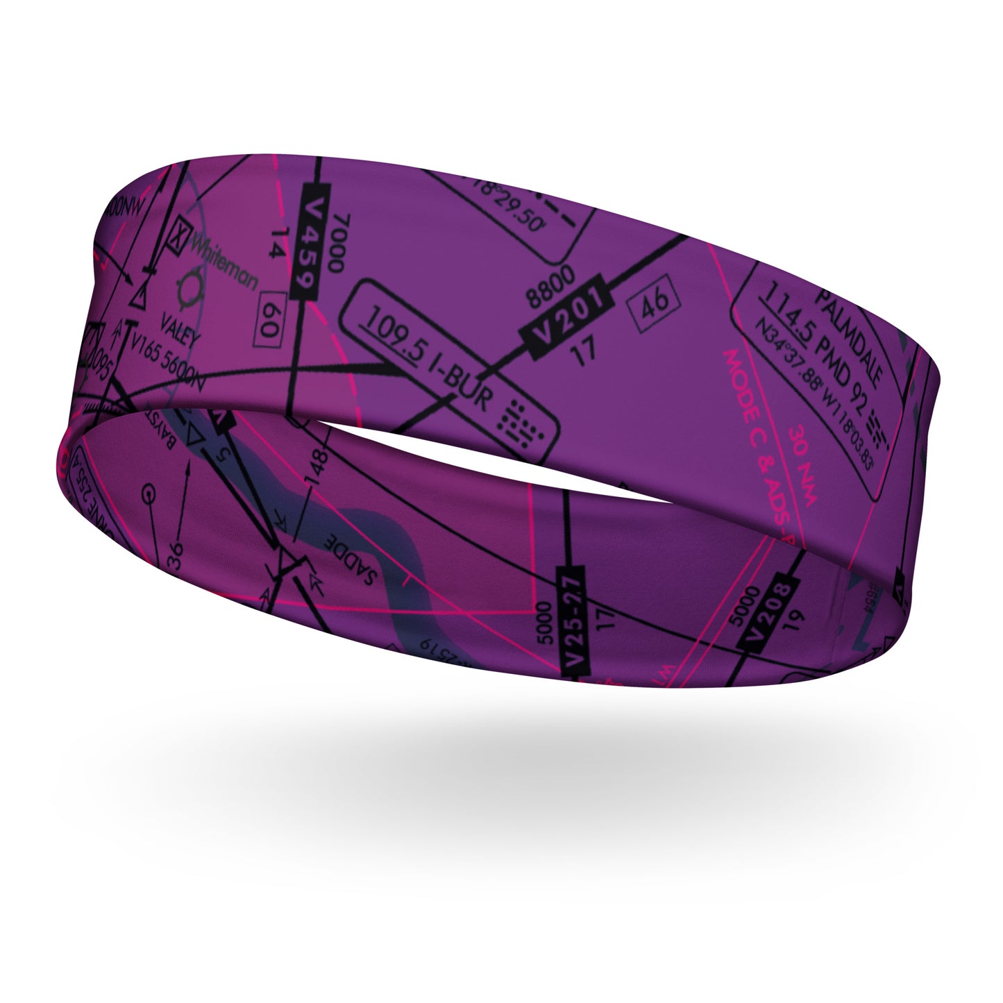 Enroute Low Altitude Chart headband (ELUS3/purple)