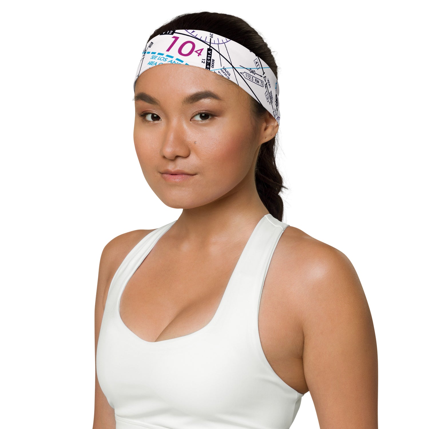 Enroute Low Altitude Chart headband (ELUS3/white)