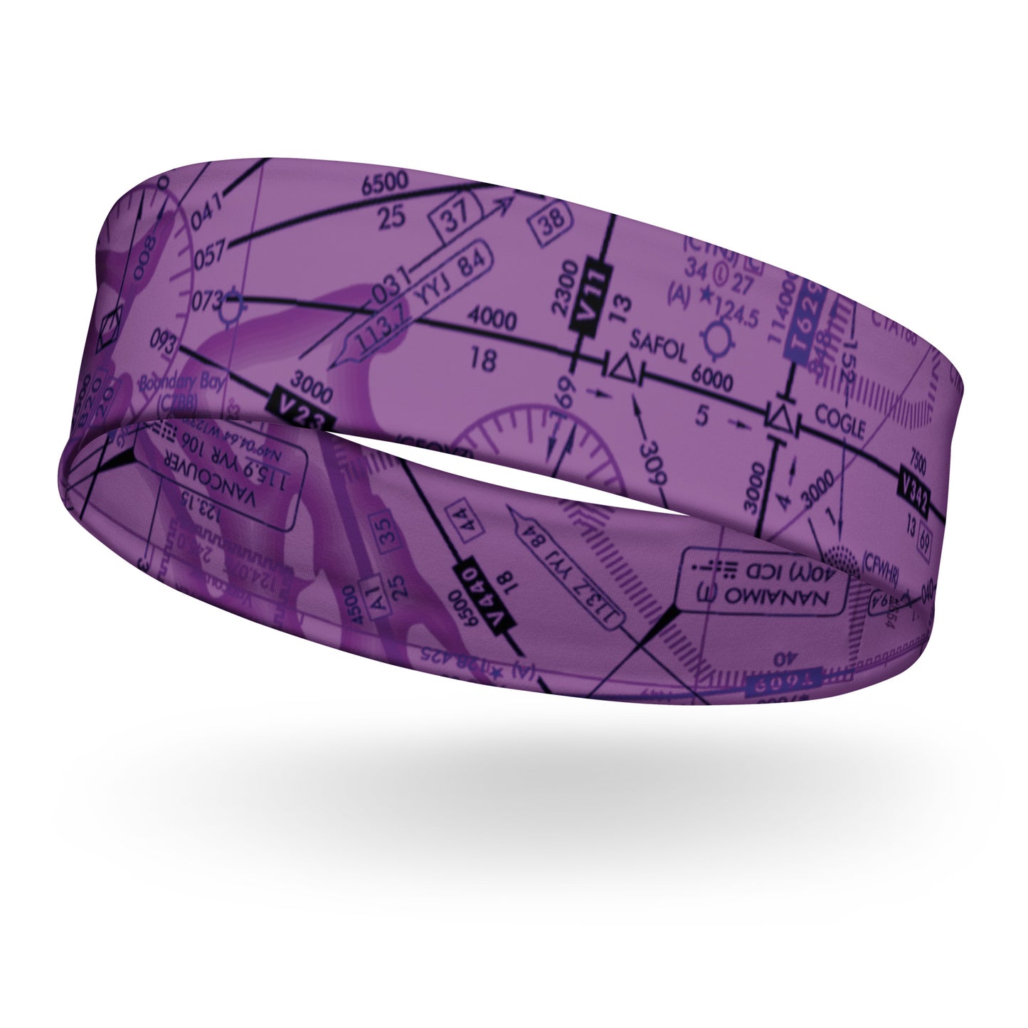 Enroute Low Altitude Chart headband (purple)