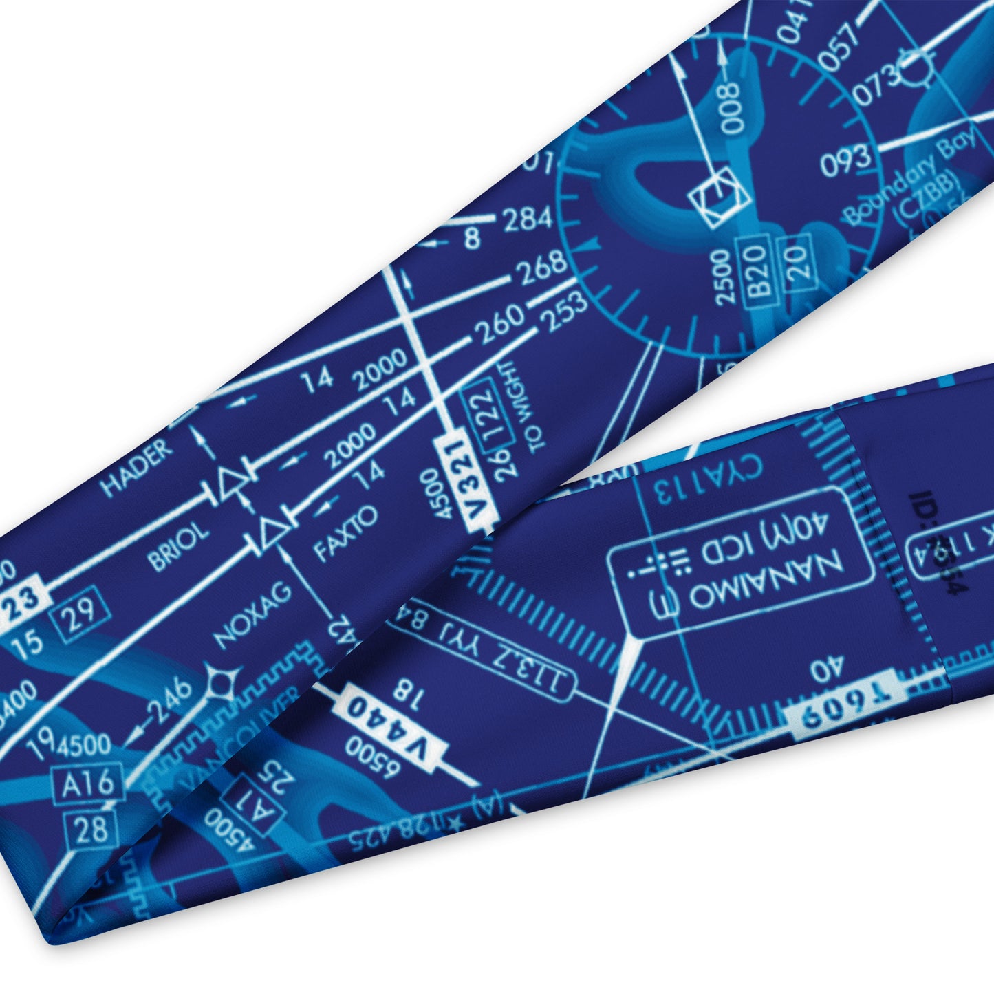 Enroute Low Altitude Chart headband (blue)