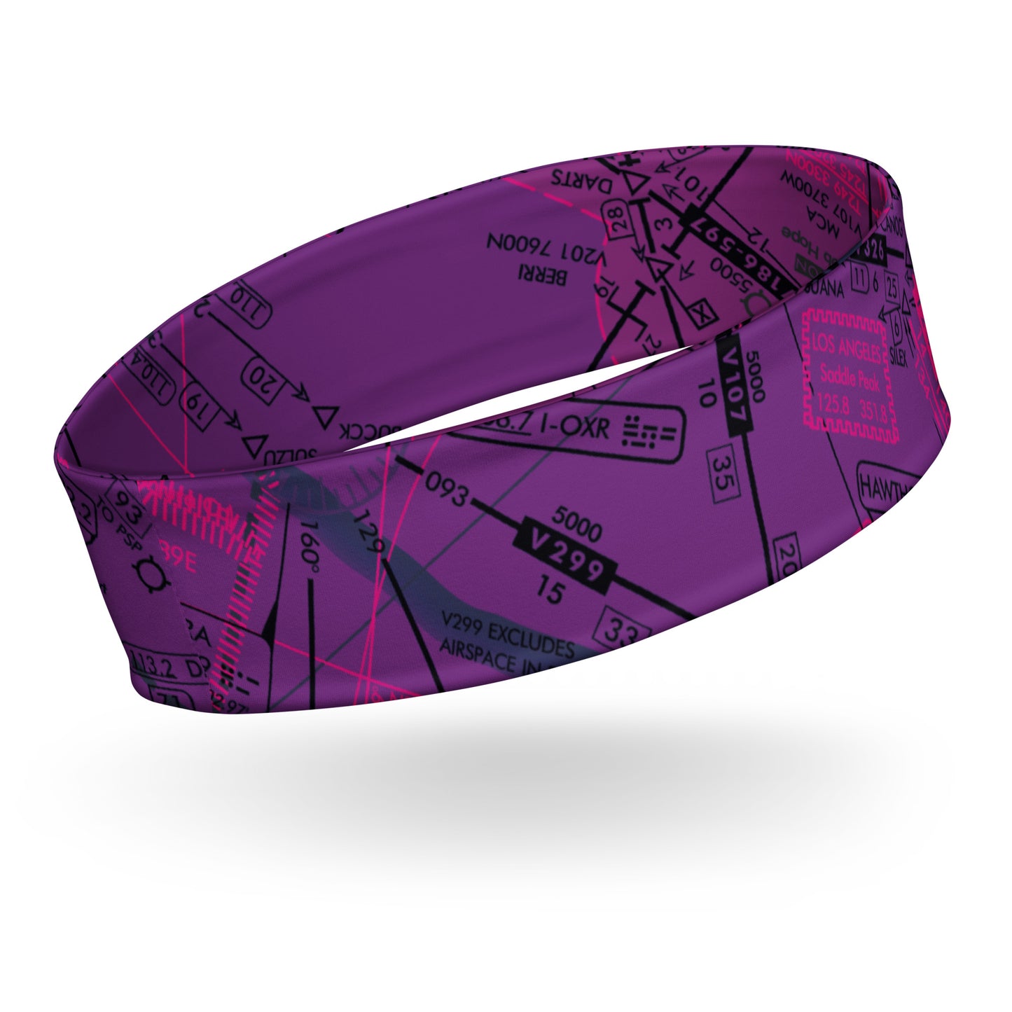 Enroute Low Altitude Chart headband (ELUS3/purple)