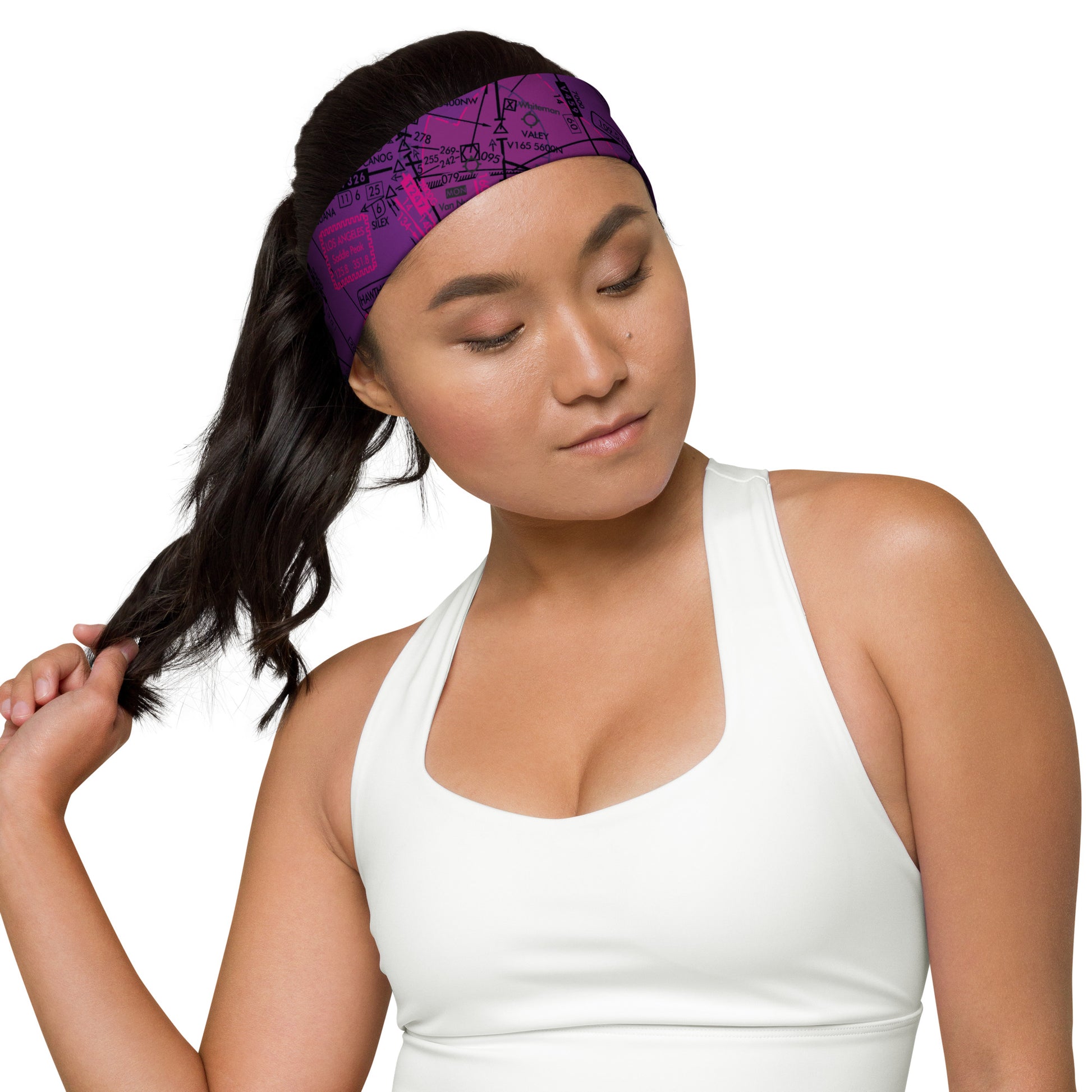 Enroute Low Altitude Chart headband (ELUS3/purple)