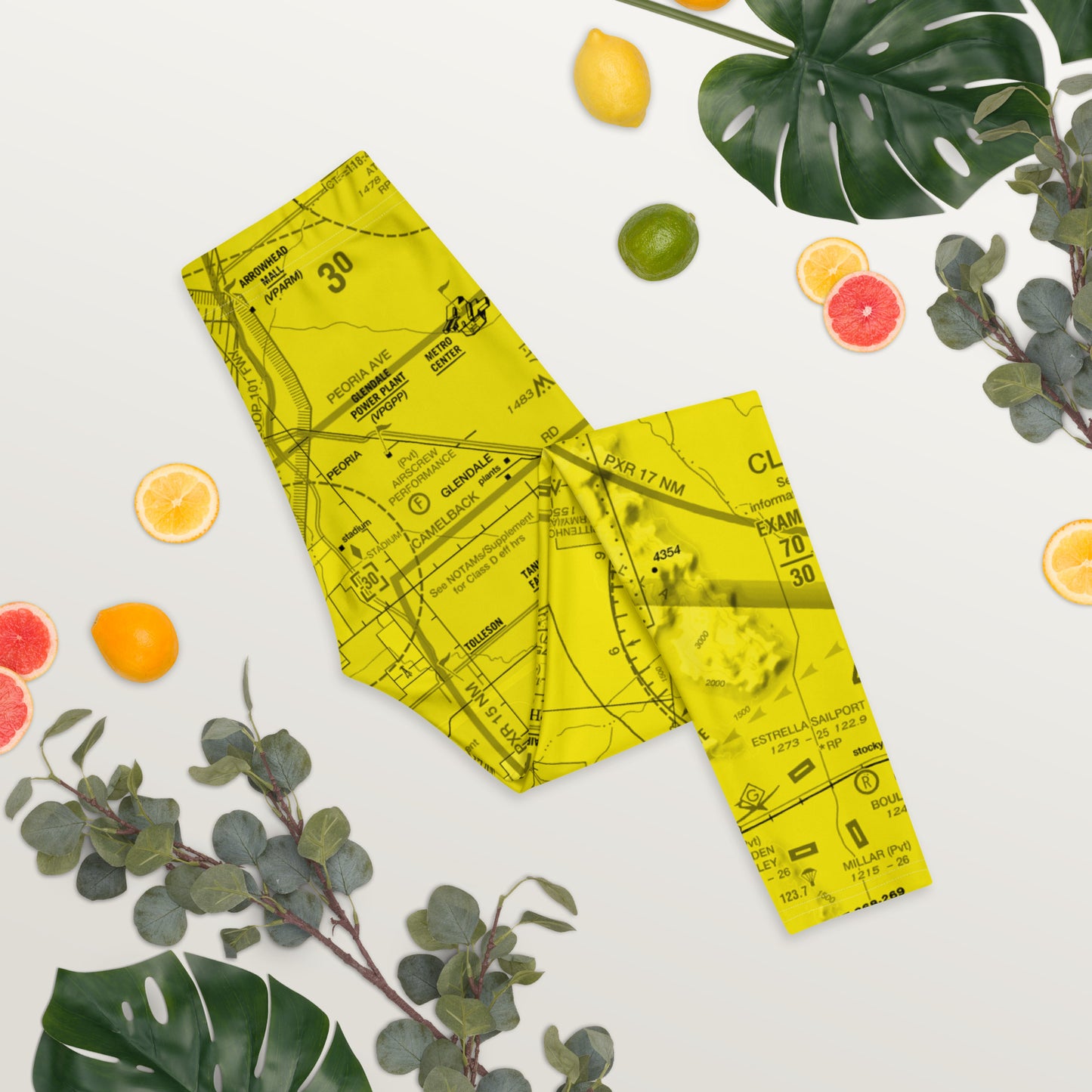 Phoenix TAC Chart leggings (yellow)