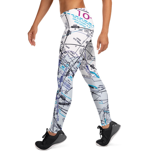 Enroute Low Altitude (ELUS3) Chart leggings (white)