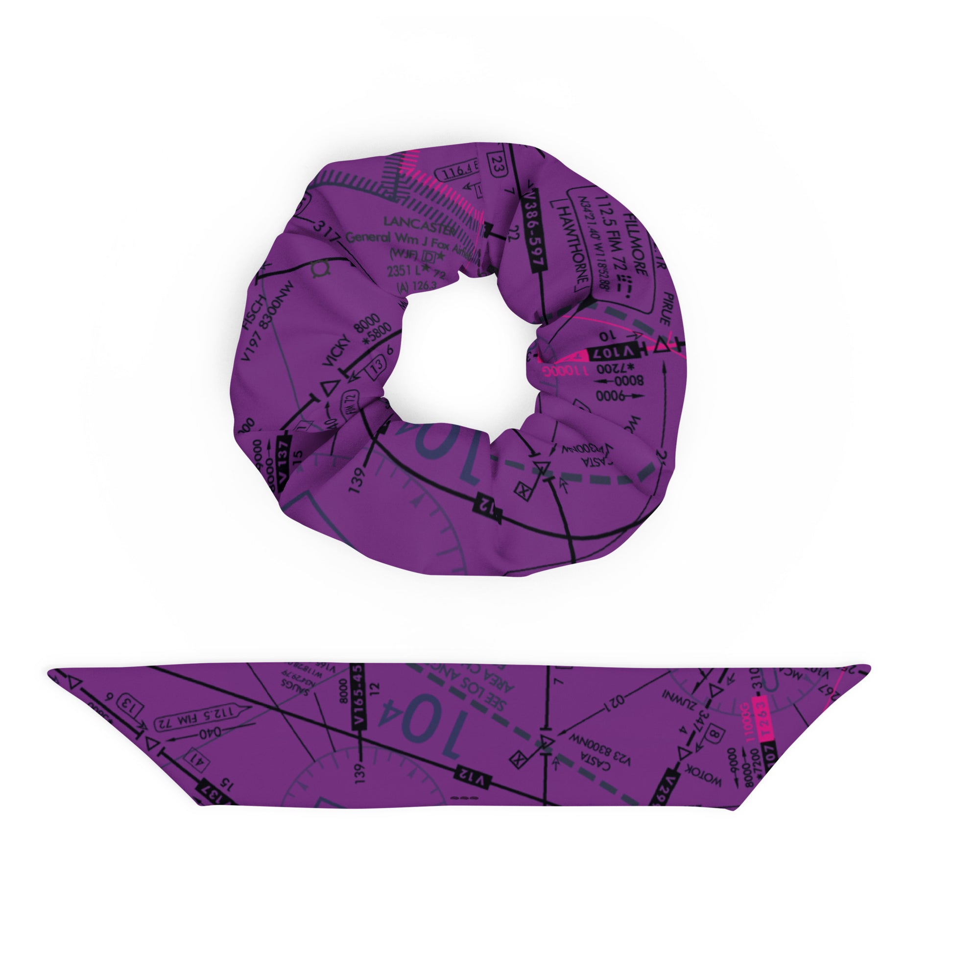 Enroute Low Altitude Chart - d. purple scrunchie