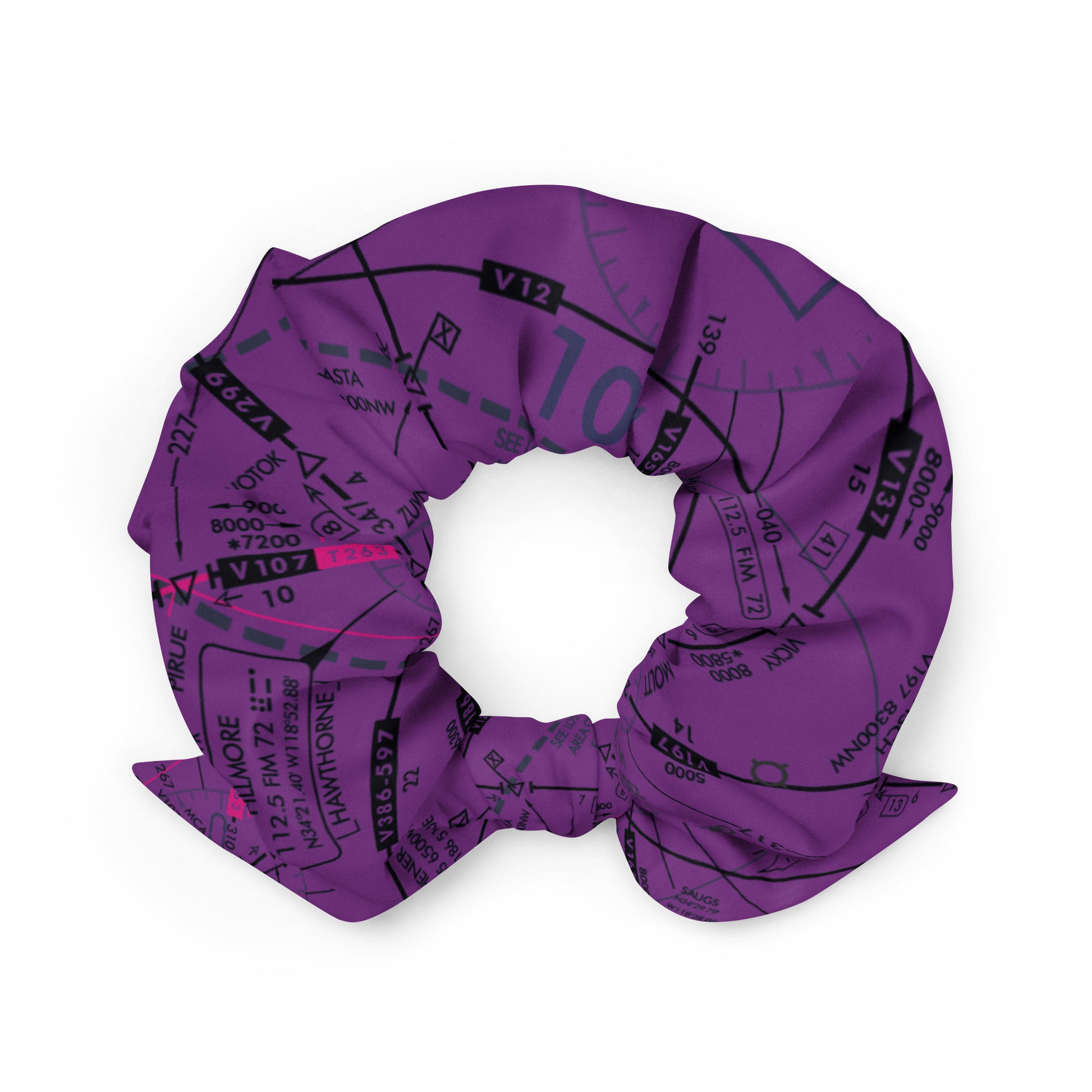 Enroute Low Altitude Chart - d. purple scrunchie