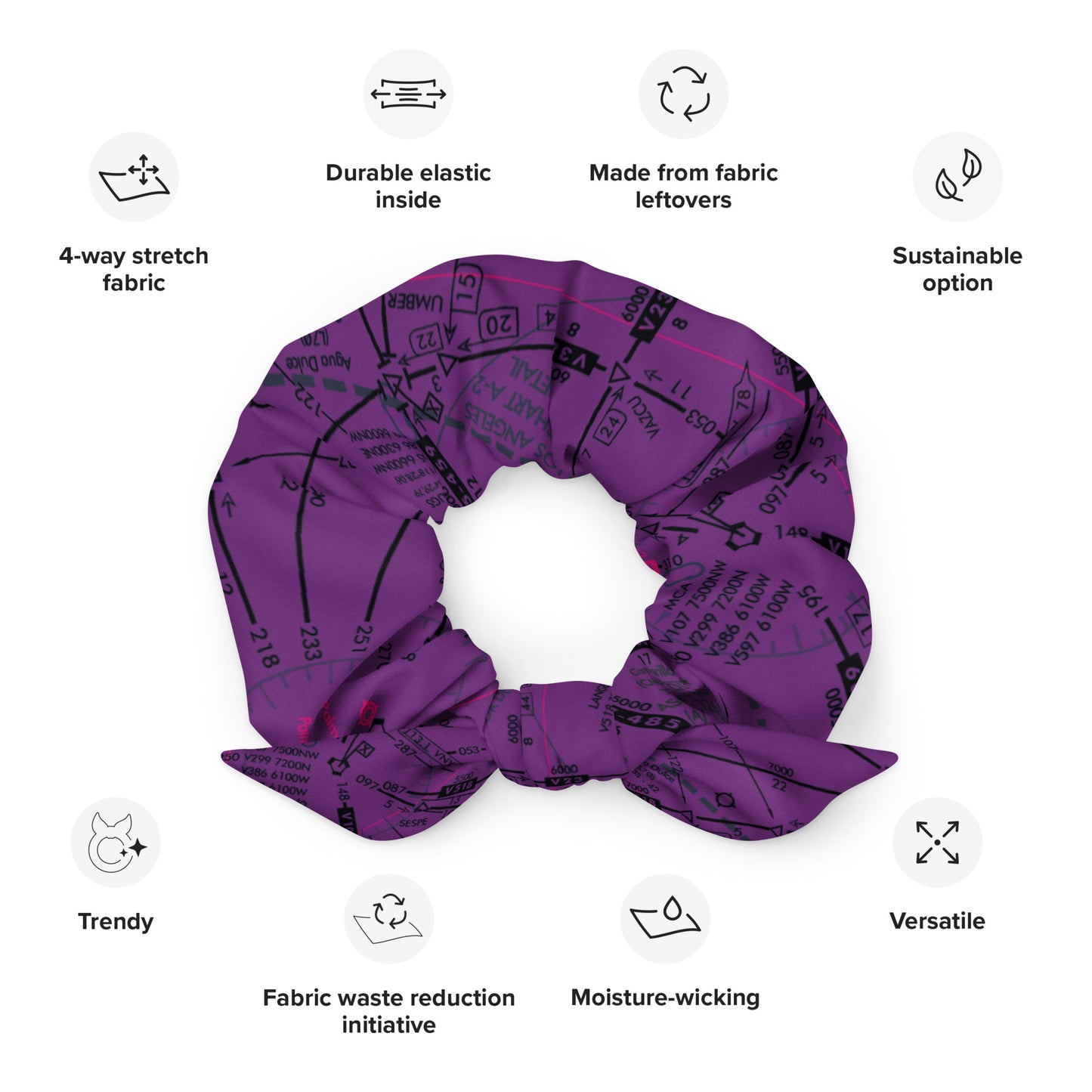 Enroute Low Altitude Chart - d. purple scrunchie