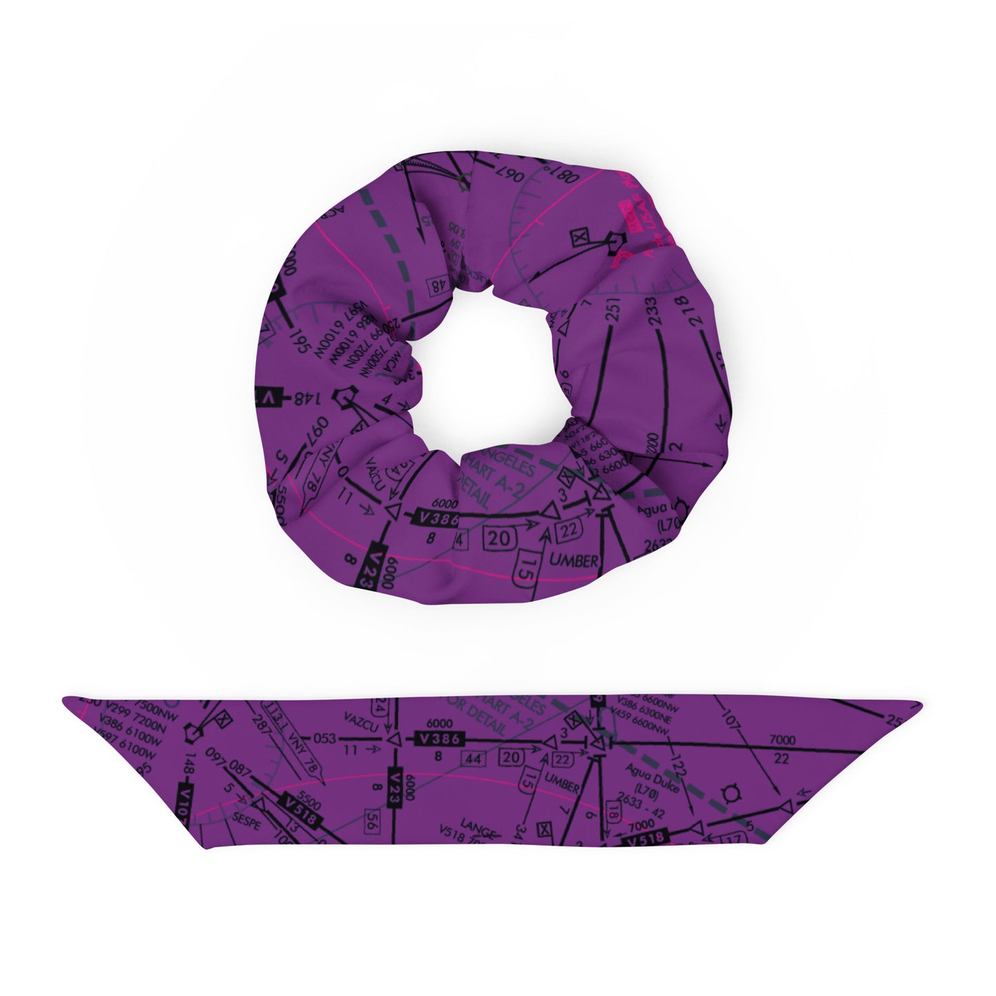 Enroute Low Altitude Chart - d. purple scrunchie