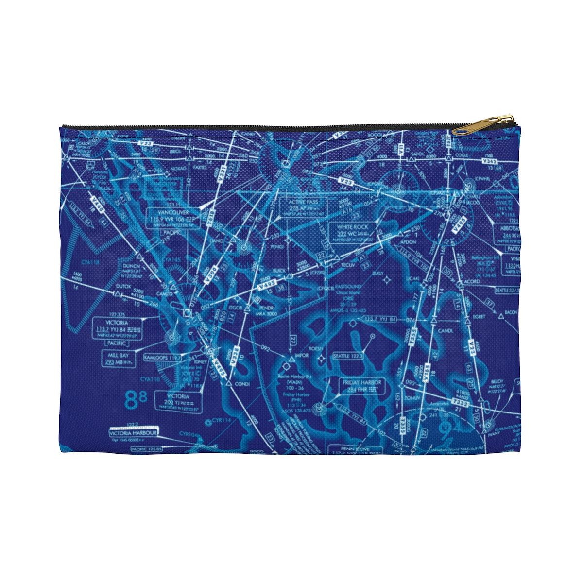 Enroute Low Altitude Chart Accessory Pouch (ELUS1 / blue)