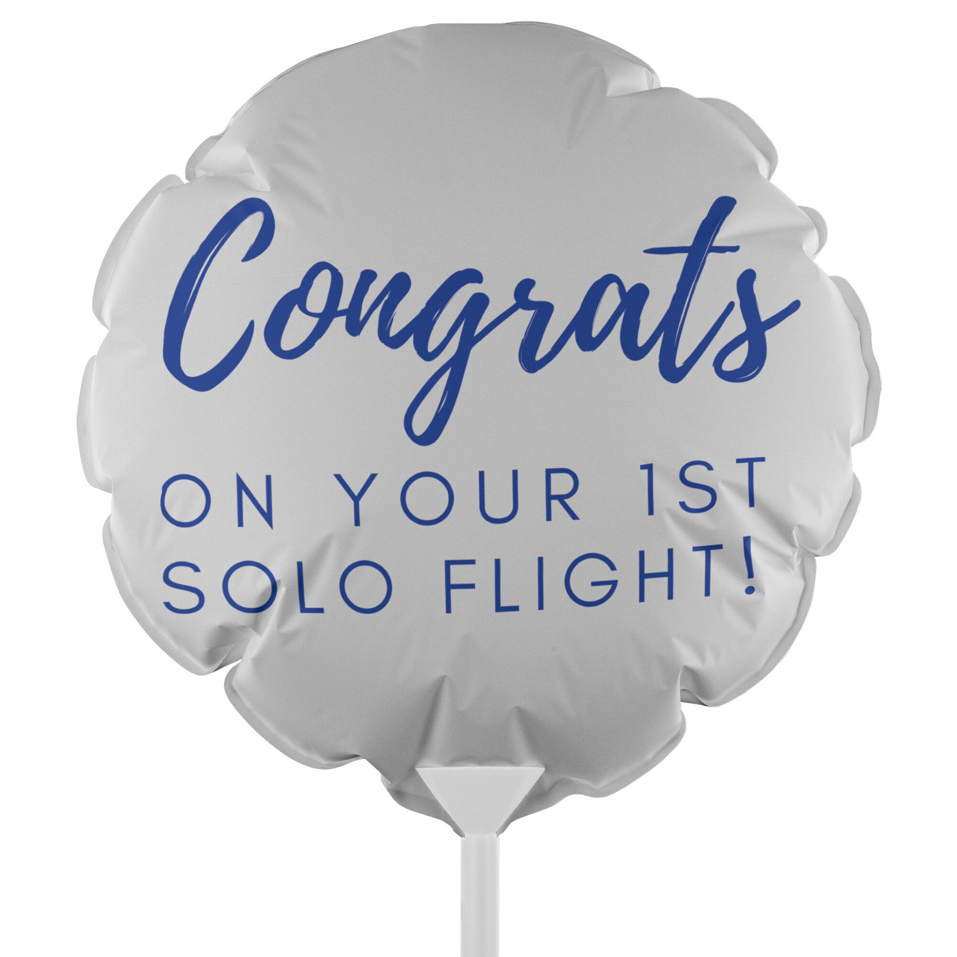 Congrats on your first solo flight! - reusable balloon