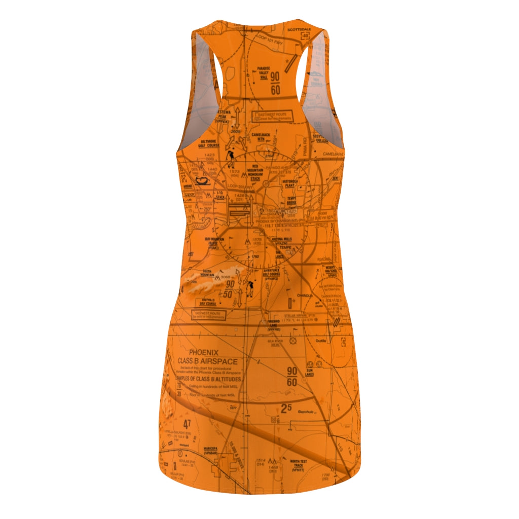 Phoenix TAC Chart - racerback dress (orange)