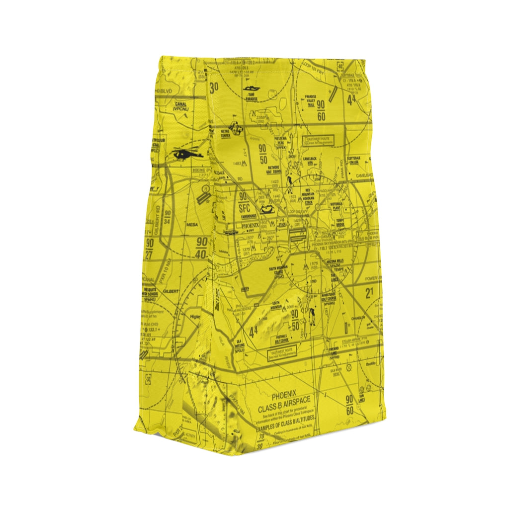 Phoenix TAC Chart polyester lunch bag (yellow)