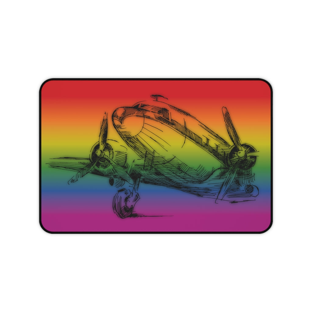 Rainbow Aero 1 desk mat