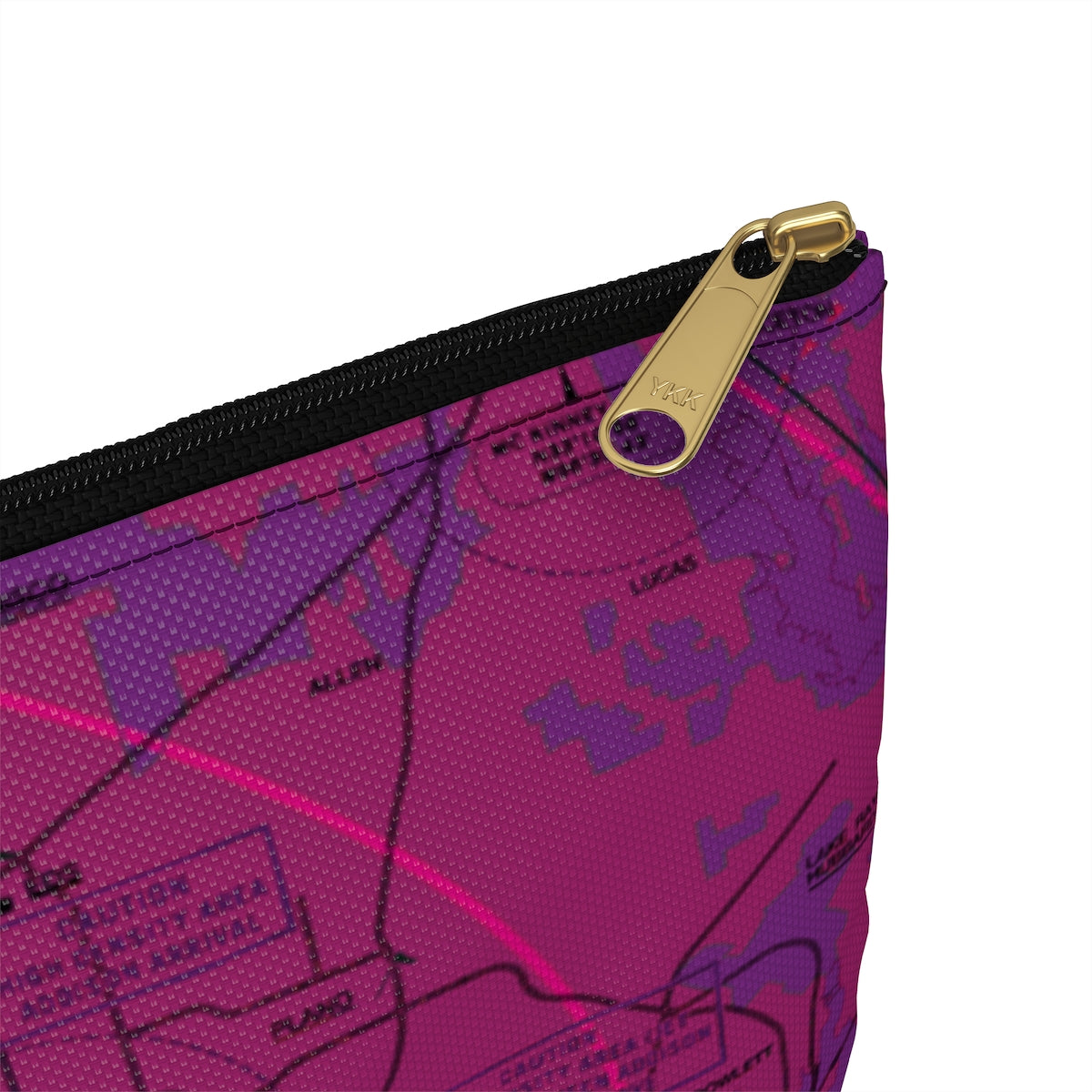 Dallas - Ft. Worth Flyway Chart Accessory Pouch (pink)