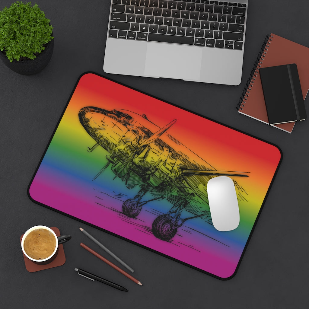 Rainbow Aero 3 desk mat