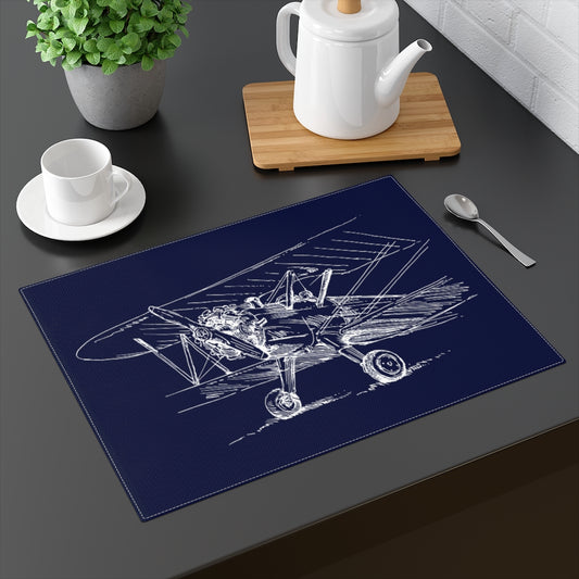 Kitchen placemat - Aero 4 (blue)