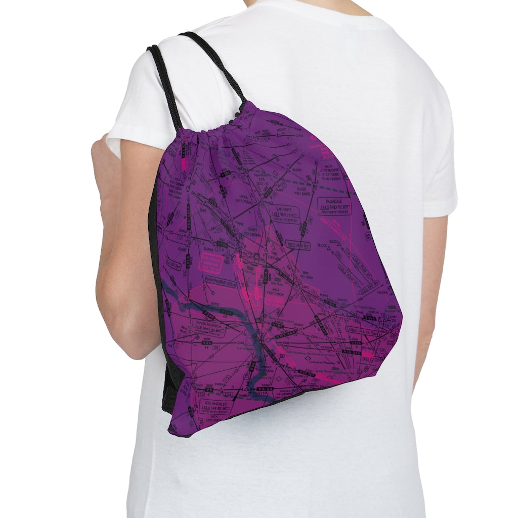 Enroute Low Altitude Chart drawstring bag (ELUS3/purple)
