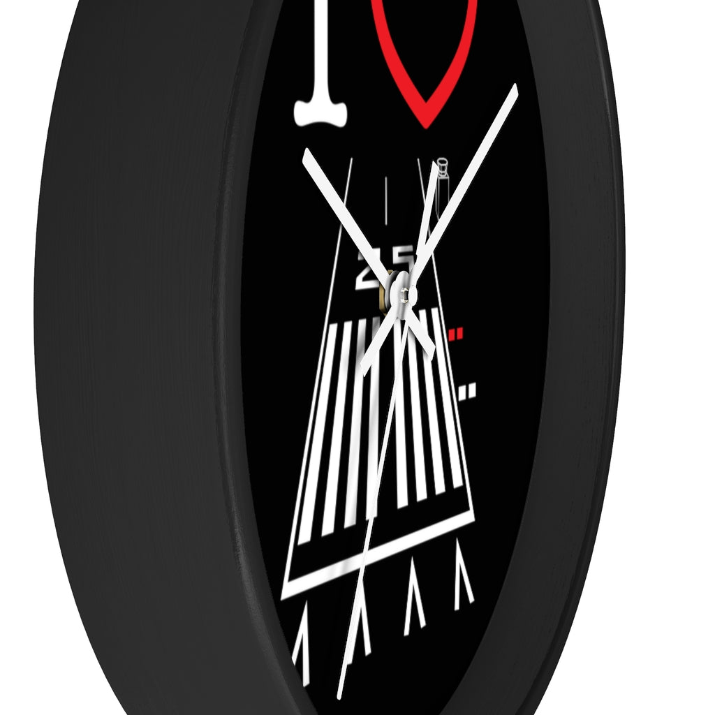 Hawthorne Airport Runway 25 wall clock
