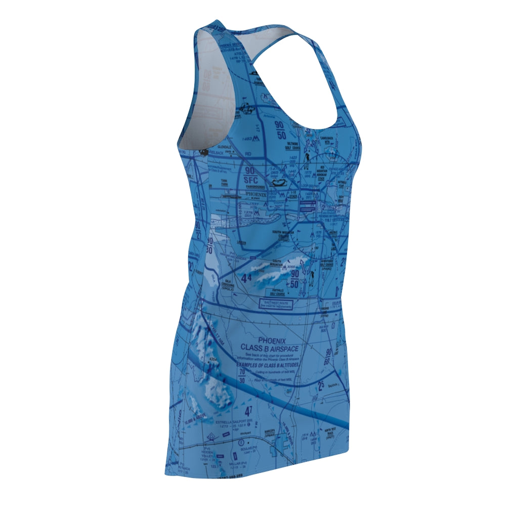Phoenix TAC Chart - racerback dress (blue)