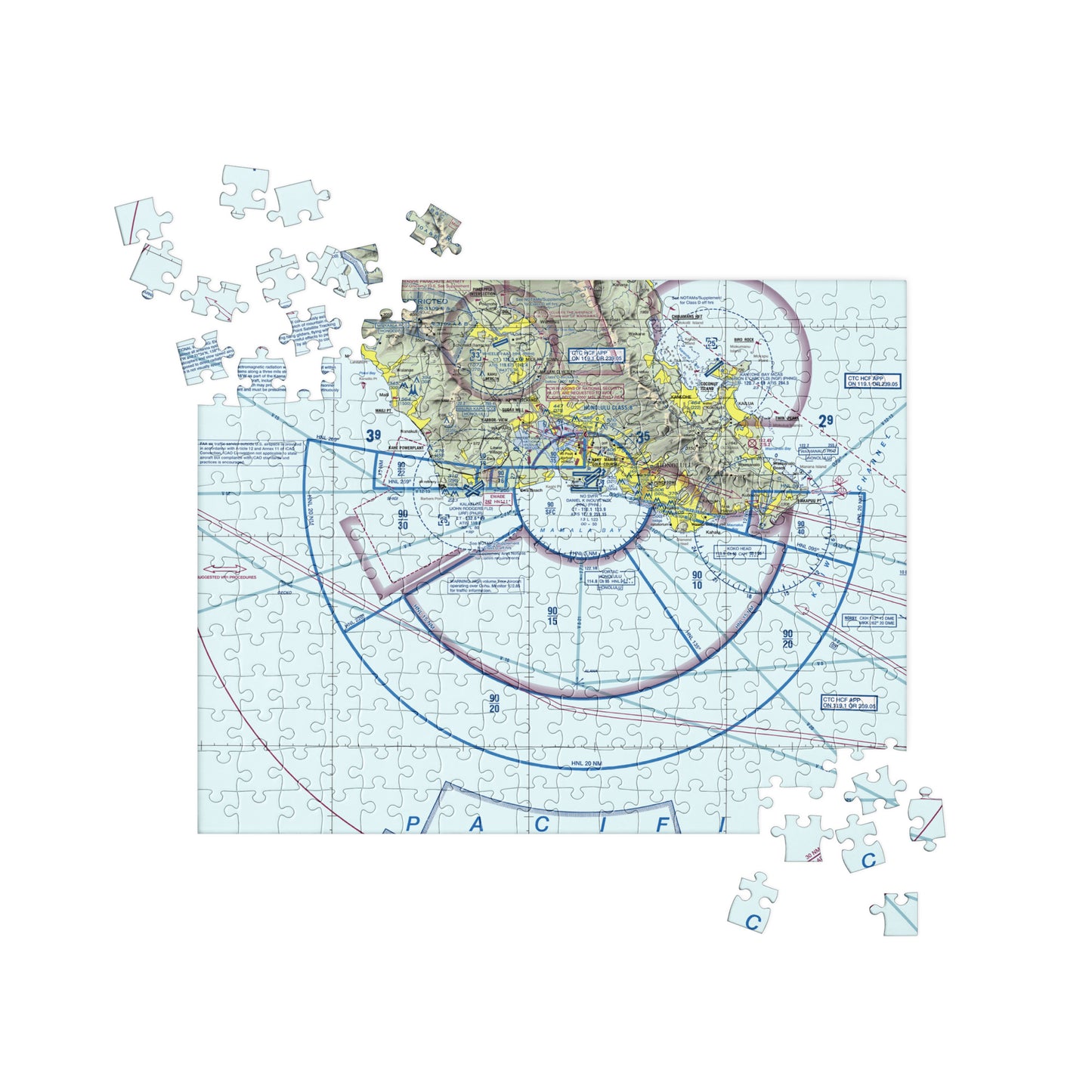 Honolulu Sectional Chart jigsaw puzzle