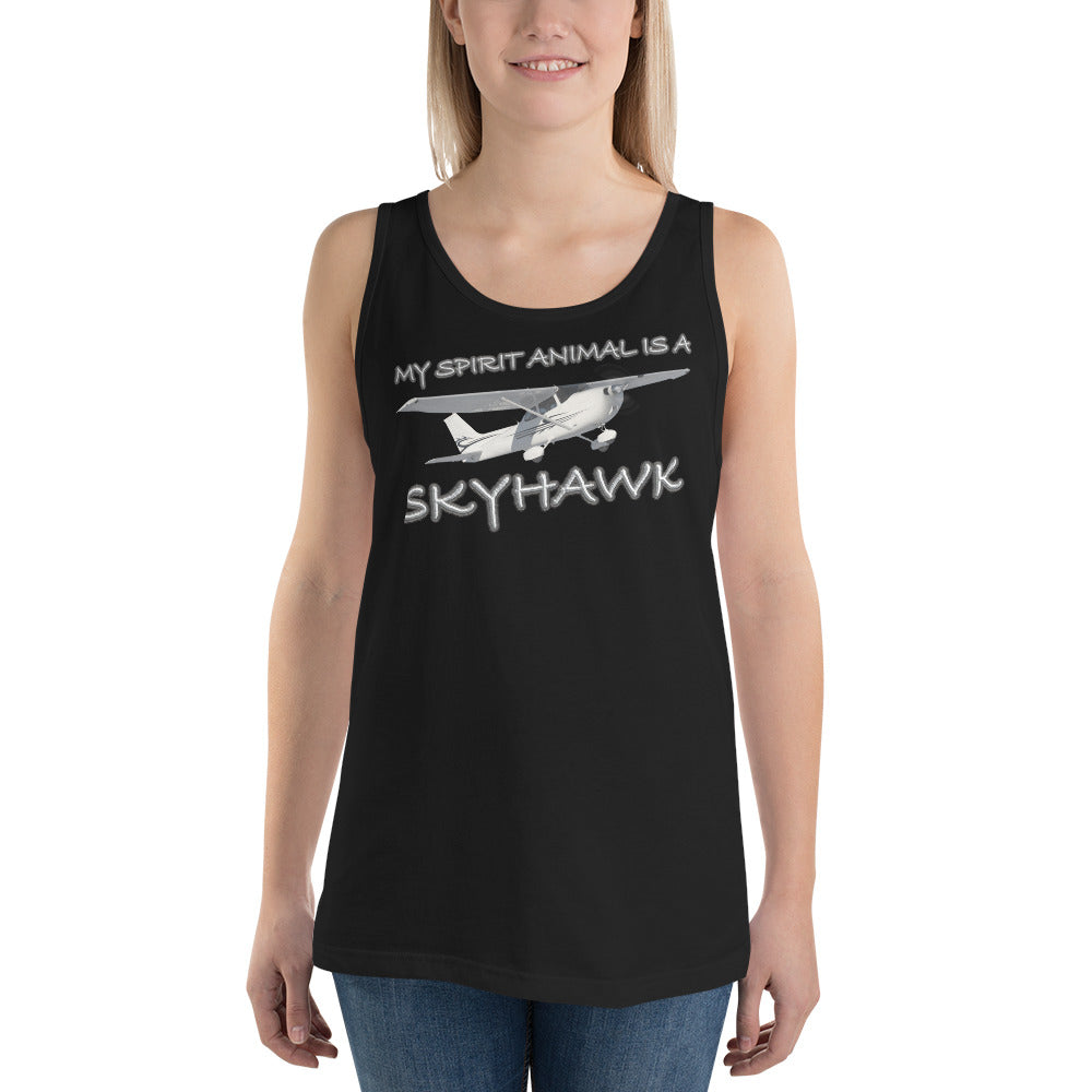 My Spirit Animal is a Skyhawk Unisex Tank Top
