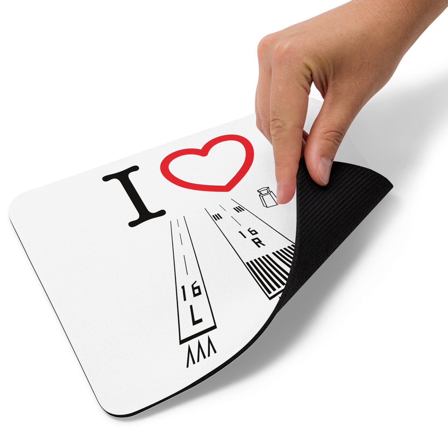 Van Nuys Airport Runways 16L / 16R - mouse pad