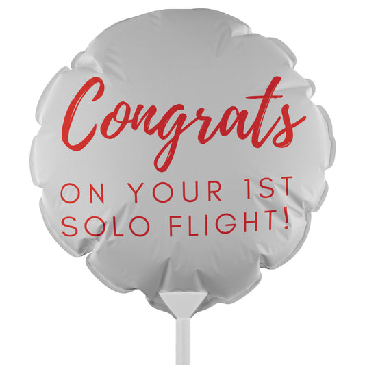 Congrats on your first solo flight! - reusable balloon