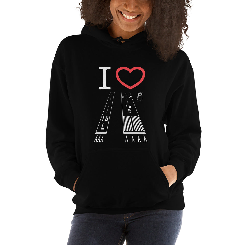 Van Nuys Airport Runways 16L - 16R / 34L - 34R - unisex hoodie